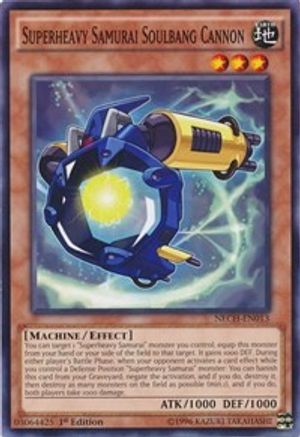 Superheavy Samurai Soulbang Cannon (NECH-EN013) - The New Challengers Unlimited - Premium Yugioh Single from Konami - Just $0.25! Shop now at Game Crave Tournament Store