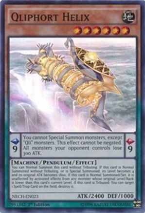 Qliphort Helix (NECH-EN023) - The New Challengers Unlimited - Premium Yugioh Single from Konami - Just $1.46! Shop now at Game Crave Tournament Store