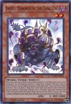 Jiaotu, Darkness of the Yang Zing (NECH-EN032) - The New Challengers 1st Edition - Premium Yugioh Single from Konami - Just $1.42! Shop now at Game Crave Tournament Store