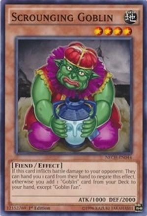 Scrounging Goblin (NECH-EN044) - The New Challengers Unlimited - Premium Yugioh Single from Konami - Just $0.25! Shop now at Game Crave Tournament Store