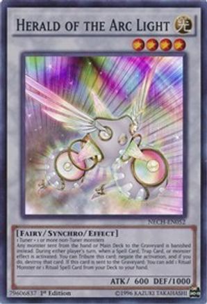 Herald of the Arc Light (NECH-EN052) - The New Challengers 1st Edition - Premium Yugioh Single from Konami - Just $0.40! Shop now at Game Crave Tournament Store
