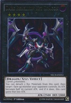 Dark Rebellion Xyz Dragon (UTR) (NECH-EN053) - The New Challengers 1st Edition - Premium Yugioh Single from Konami - Just $8.79! Shop now at Game Crave Tournament Store