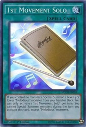 1st Movement Solo (NECH-EN059) - The New Challengers 1st Edition - Premium Yugioh Single from Konami - Just $24.50! Shop now at Game Crave Tournament Store