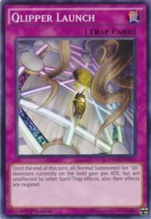 Qlipper Launch (NECH-EN074) - The New Challengers 1st Edition - Premium Yugioh Single from Konami - Just $0.25! Shop now at Game Crave Tournament Store