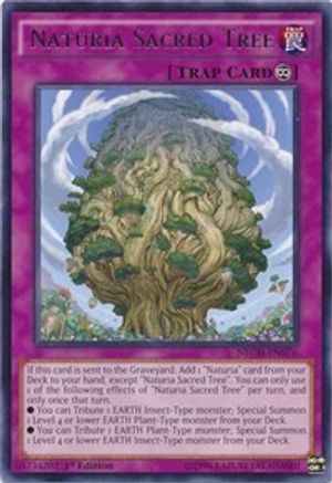 Naturia Sacred Tree (NECH-EN076) - The New Challengers Unlimited - Premium Yugioh Single from Konami - Just $0.34! Shop now at Game Crave Tournament Store