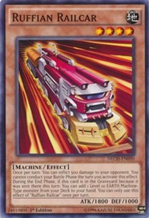 Ruffian Railcar (NECH-EN090) - The New Challengers 1st Edition - Premium Yugioh Single from Konami - Just $0.25! Shop now at Game Crave Tournament Store