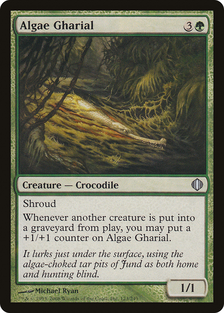 Algae Gharial (ALA-123) - Shards of Alara - Premium MTG Single from Wizards of the Coast - Just $0.08! Shop now at Game Crave Tournament Store