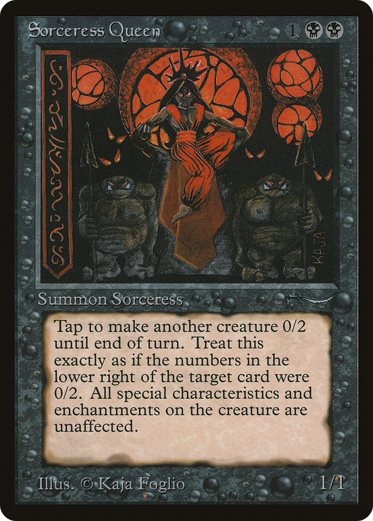 Sorceress Queen (ARN-032) - Arabian Nights - Premium MTG Single from Wizards of the Coast - Just $24.51! Shop now at Game Crave Tournament Store