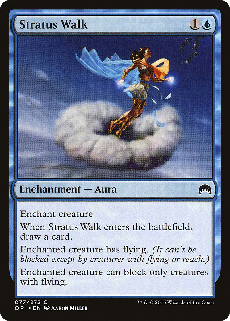Stratus Walk (ORI-077) - Magic Origins Foil - Premium MTG Single from Wizards of the Coast - Just $0.25! Shop now at Game Crave Tournament Store