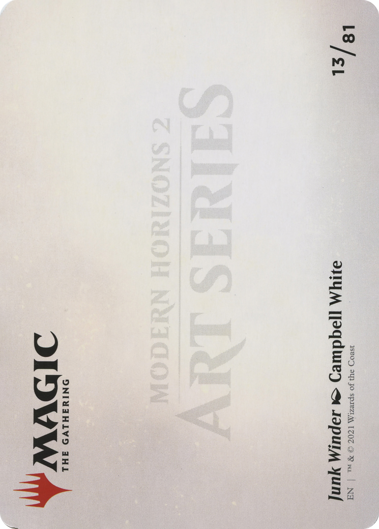 Junk Winder // Junk Winder (AMH2-013) - Modern Horizons 2 Art Series (Borderless) Foil - Premium MTG Single from Wizards of the Coast - Just $0! Shop now at Game Crave Tournament Store