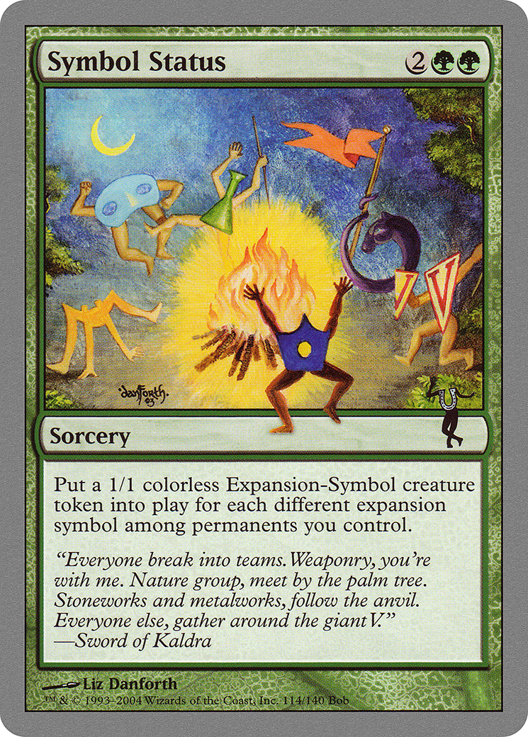 Symbol Status (UNH-114) - Unhinged - Premium MTG Single from Wizards of the Coast - Just $0.08! Shop now at Game Crave Tournament Store