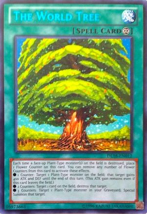 The World Tree (Blue) (DL18-EN012) - Duelist League Promo Unlimited - Premium Yugioh Single from Konami - Just $0.50! Shop now at Game Crave Tournament Store