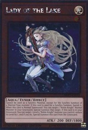 Lady of the Lake (NKRT-EN013) - Noble Knights of the Round Table Box Set Limited - Premium Yugioh Single from Konami - Just $0.50! Shop now at Game Crave Tournament Store