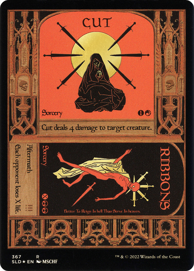 Cut // Ribbons (SLD-367) - Secret Lair Drop Etched Foil - Premium MTG Single from Wizards of the Coast - Just $3.04! Shop now at Game Crave Tournament Store