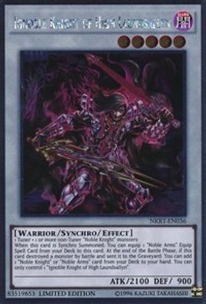 Ignoble Knight of High Laundsallyn (NKRT-EN036) - Noble Knights of the Round Table Box Set Limited - Premium Yugioh Single from Konami - Just $0.80! Shop now at Game Crave Tournament Store