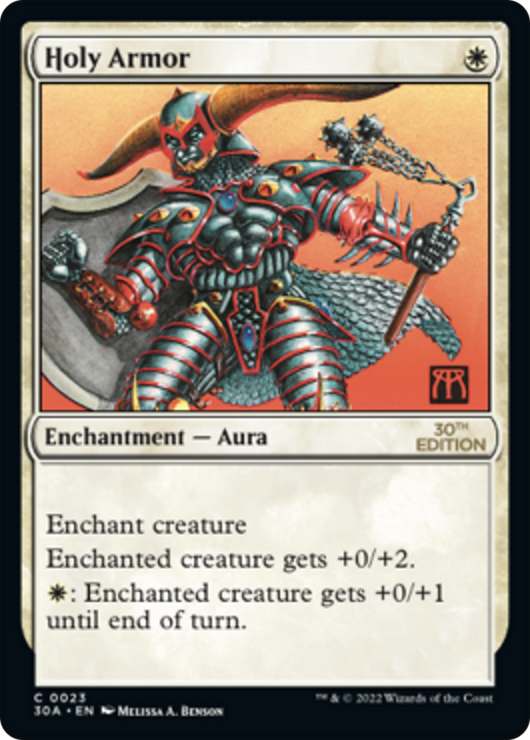 Holy Armor (30A-023) - 30th Anniversary Edition - Premium MTG Single from Wizards of the Coast - Just $0.10! Shop now at Game Crave Tournament Store