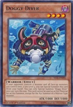 Doggy Diver (SECE-EN096) - Secrets of Eternity 1st Edition - Premium Yugioh Single from Konami - Just $0.25! Shop now at Game Crave Tournament Store