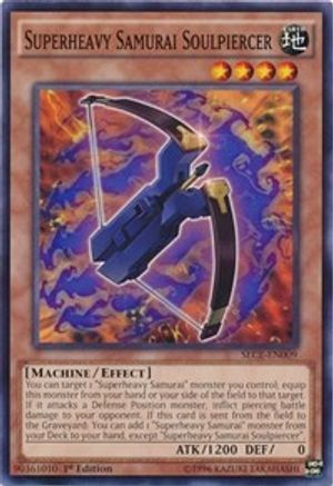 Superheavy Samurai Soulpiercer (SECE-EN009) - Secrets of Eternity Unlimited - Premium Yugioh Single from Konami - Just $0.33! Shop now at Game Crave Tournament Store