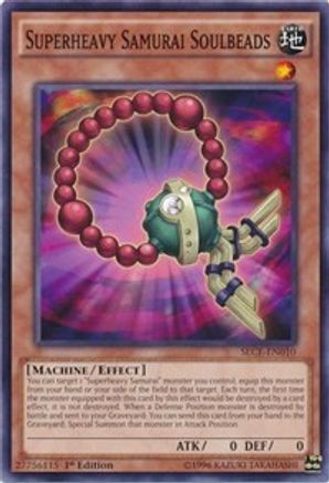 Superheavy Samurai Soulbeads (SECE-EN010) - Secrets of Eternity 1st Edition - Premium Yugioh Single from Konami - Just $0.08! Shop now at Game Crave Tournament Store