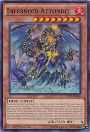 Infernoid Attondel (SECE-EN018) - Secrets of Eternity 1st Edition - Premium Yugioh Single from Konami - Just $0.08! Shop now at Game Crave Tournament Store