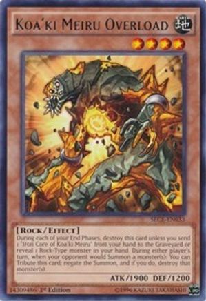 Koa'ki Meiru Overload (SECE-EN033) - Secrets of Eternity 1st Edition - Premium Yugioh Single from Konami - Just $0.25! Shop now at Game Crave Tournament Store