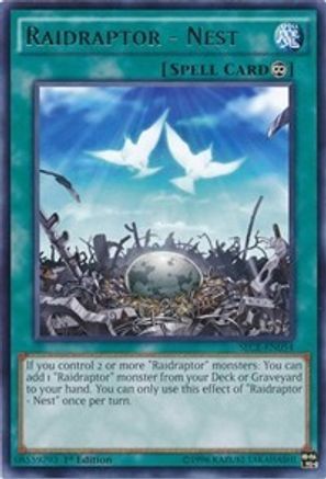 Raidraptor - Nest (SECE-EN054) - Secrets of Eternity Unlimited - Premium Yugioh Single from Konami - Just $0.25! Shop now at Game Crave Tournament Store