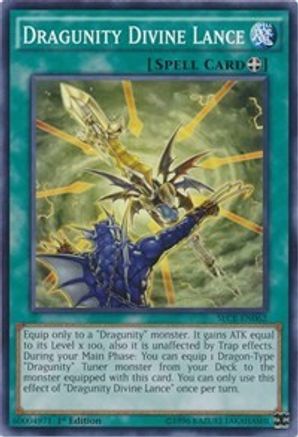 Dragunity Divine Lance (SECE-EN062) - Secrets of Eternity Unlimited - Premium Yugioh Single from Konami - Just $0.26! Shop now at Game Crave Tournament Store