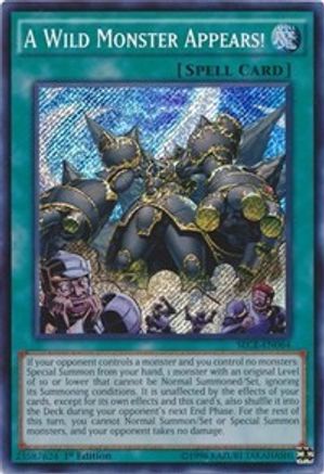 A Wild Monster Appears! (SECE-EN064) - Secrets of Eternity Unlimited - Premium Yugioh Single from Konami - Just $0.39! Shop now at Game Crave Tournament Store