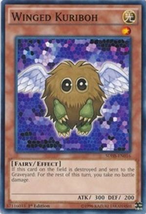 Winged Kuriboh (SDHS-EN016) - Structure Deck: HERO Strike 1st Edition - Premium Yugioh Single from Konami - Just $0.25! Shop now at Game Crave Tournament Store