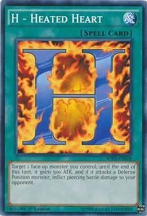 H - Heated Heart (SDHS-EN028) - Structure Deck: HERO Strike Unlimited - Premium Yugioh Single from Konami - Just $0.26! Shop now at Game Crave Tournament Store