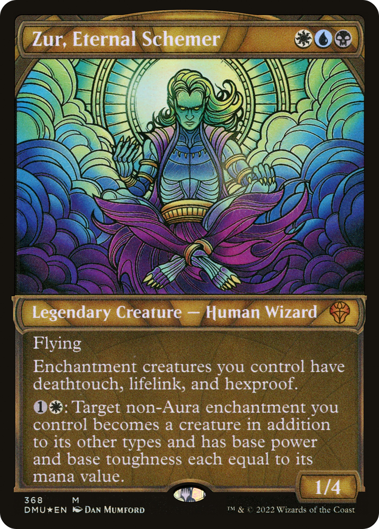 Zur, Eternal Schemer (DMU-368) - Dominaria United: (Showcase) Foil - Premium MTG Single from Wizards of the Coast - Just $1.58! Shop now at Game Crave Tournament Store