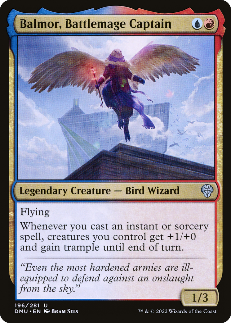 Balmor, Battlemage Captain (DMU-196) - Dominaria United - Premium MTG Single from Wizards of the Coast - Just $0.08! Shop now at Game Crave Tournament Store
