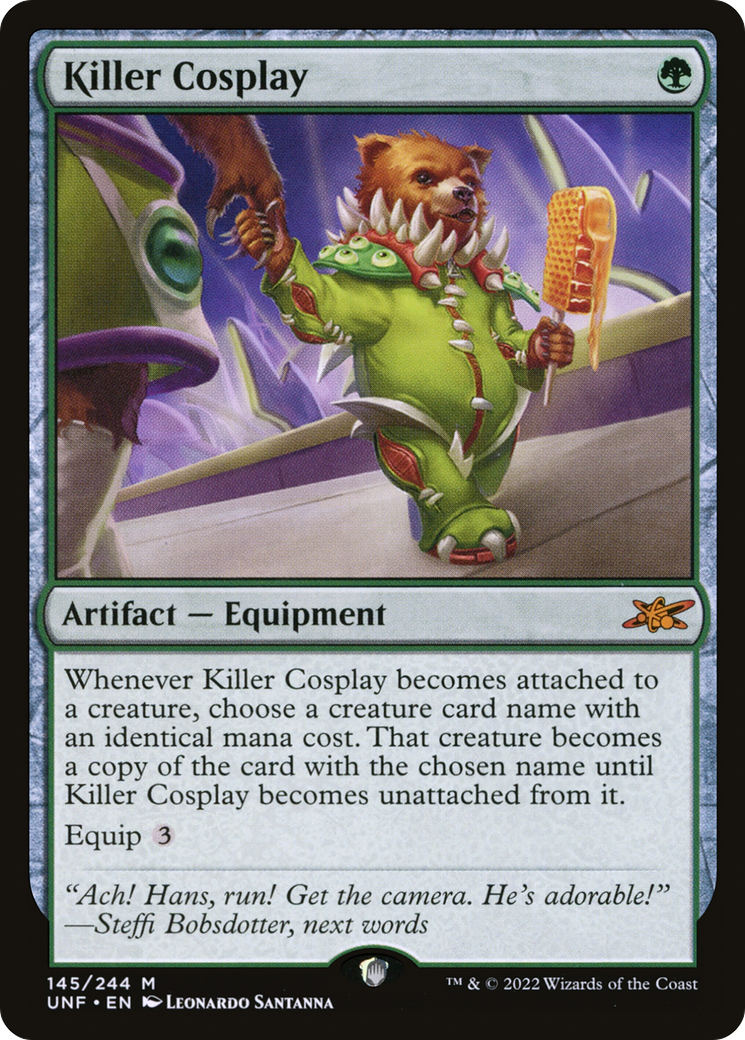 Killer Cosplay (UNF-145) - Unfinity Foil - Premium MTG Single from Wizards of the Coast - Just $0.08! Shop now at Game Crave Tournament Store