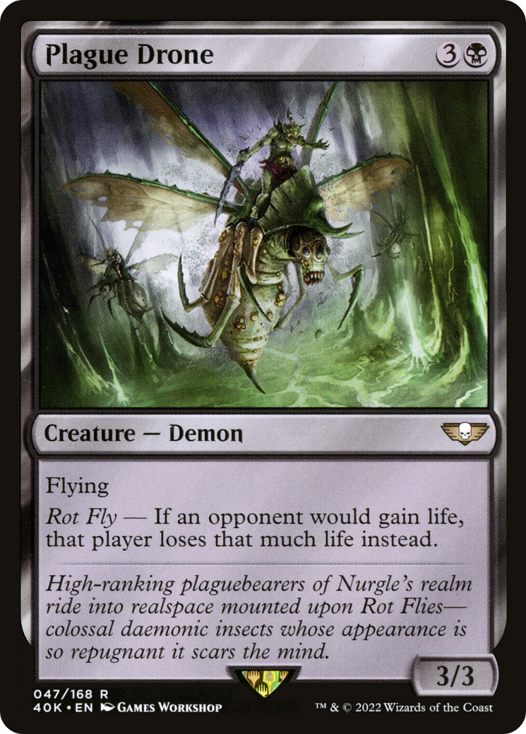 Plague Drone (40K-047) - Warhammer 40,000 Commander - Premium MTG Single from Wizards of the Coast - Just $0.57! Shop now at Game Crave Tournament Store