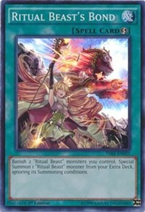 Ritual Beast's Bond (THSF-EN031) - The Secret Forces 1st Edition - Premium Yugioh Single from Konami - Just $0.25! Shop now at Game Crave Tournament Store