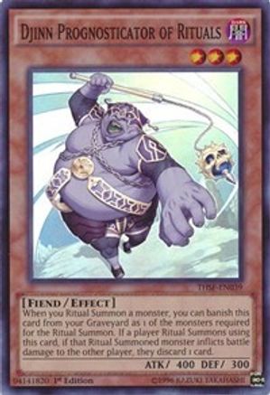 Djinn Prognosticator of Rituals (THSF-EN039) - The Secret Forces 1st Edition - Premium Yugioh Single from Konami - Just $0.25! Shop now at Game Crave Tournament Store