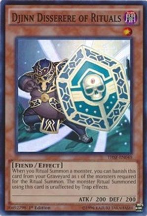 Djinn Disserere of Rituals (THSF-EN040) - The Secret Forces Unlimited - Premium Yugioh Single from Konami - Just $0.25! Shop now at Game Crave Tournament Store
