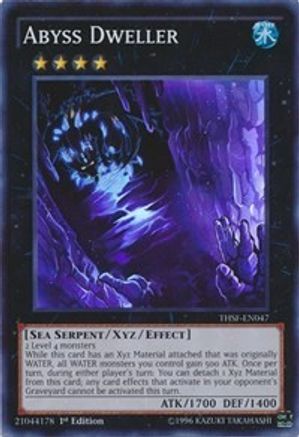 Abyss Dweller (THSF-EN047) - The Secret Forces Unlimited - Premium Yugioh Single from Konami - Just $0.26! Shop now at Game Crave Tournament Store