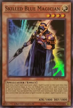 Skilled Blue Magician (SE) (SECE-ENS07) - Secrets of Eternity Limited - Premium Yugioh Single from Konami - Just $0.47! Shop now at Game Crave Tournament Store