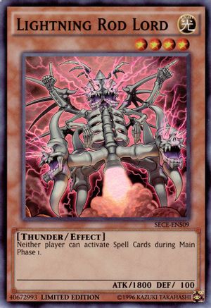 Lightning Rod Lord (SE) (SECE-ENS09) - Secrets of Eternity Limited - Premium Yugioh Single from Konami - Just $0.25! Shop now at Game Crave Tournament Store