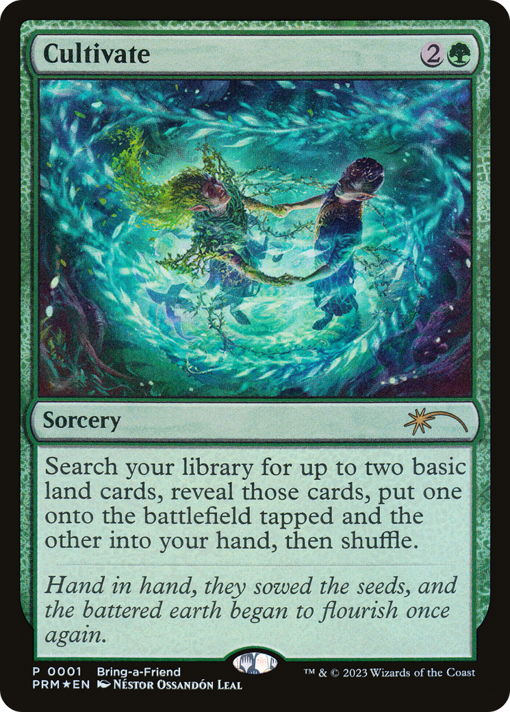 Cultivate (PW23-006) - Wizards Play Network 2023 Foil - Premium MTG Single from Wizards of the Coast - Just $0.13! Shop now at Game Crave Tournament Store
