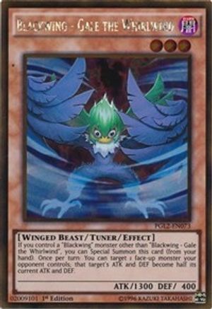 Blackwing - Gale the Whirlwind (PGL2-EN073) - Premium Gold: Return of the Bling 1st Edition - Premium Yugioh Single from Konami - Just $0.42! Shop now at Game Crave Tournament Store