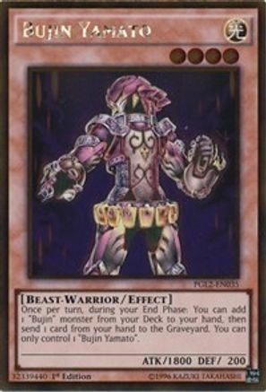 Bujin Yamato (PGL2-EN035) - Premium Gold: Return of the Bling 1st Edition - Premium Yugioh Single from Konami - Just $0.40! Shop now at Game Crave Tournament Store