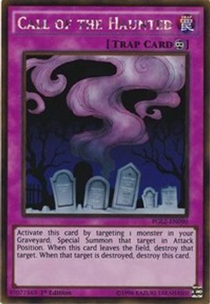 Call of the Haunted (PGL2-EN090) - Premium Gold: Return of the Bling 1st Edition - Premium Yugioh Single from Konami - Just $0.54! Shop now at Game Crave Tournament Store