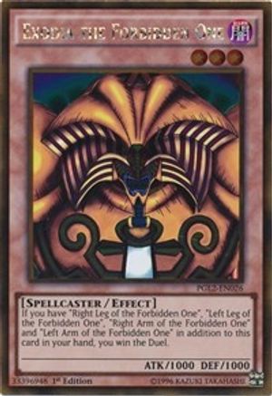 Exodia the Forbidden One (PGL2-EN026) - Premium Gold: Return of the Bling Unlimited - Premium Yugioh Single from Konami - Just $2.70! Shop now at Game Crave Tournament Store
