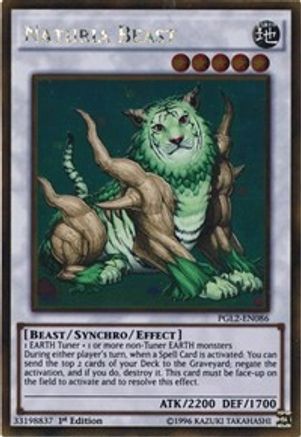 Naturia Beast (PGL2-EN086) - Premium Gold: Return of the Bling Unlimited - Premium Yugioh Single from Konami - Just $0.50! Shop now at Game Crave Tournament Store