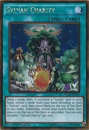 Sylvan Charity (PGL2-EN061) - Premium Gold: Return of the Bling 1st Edition - Premium Yugioh Single from Konami - Just $0.30! Shop now at Game Crave Tournament Store
