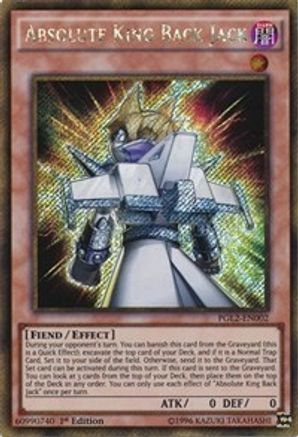 Absolute King Back Jack (PGL2-EN002) - Premium Gold: Return of the Bling Unlimited - Premium Yugioh Single from Konami - Just $1.06! Shop now at Game Crave Tournament Store