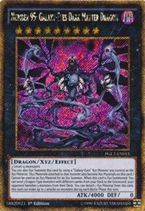 Number 95: Galaxy-Eyes Dark Matter Dragon (PGL2-EN015) - Premium Gold: Return of the Bling 1st Edition - Premium Yugioh Single from Konami - Just $3.83! Shop now at Game Crave Tournament Store