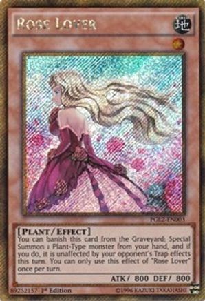 Rose Lover (PGL2-EN003) - Premium Gold: Return of the Bling 1st Edition - Premium Yugioh Single from Konami - Just $0.35! Shop now at Game Crave Tournament Store